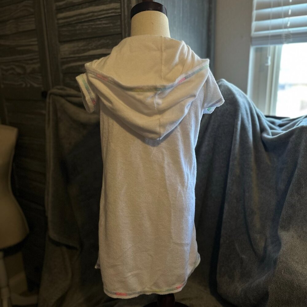 SO Terry Cloth Girls' Swim Cover-Up. Size 5/6 - Picture 2 of 2